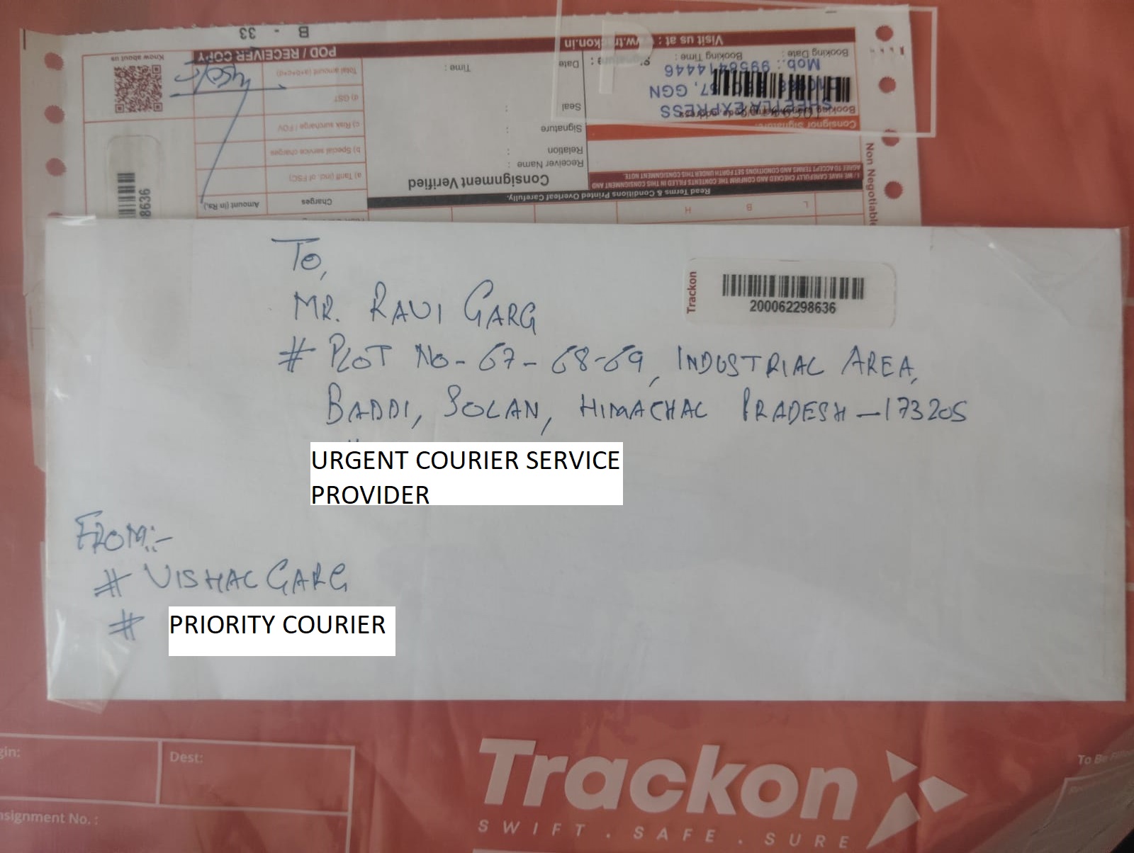 Urgent Courier Service
